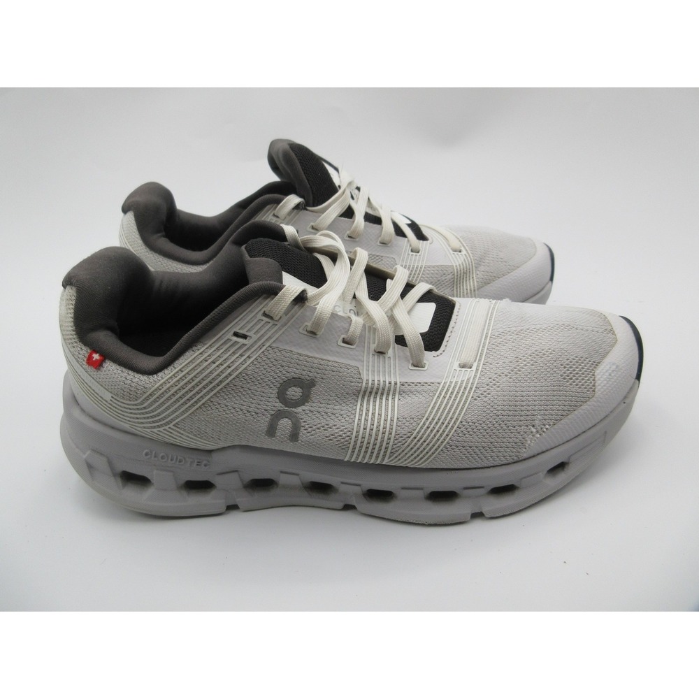 On Running Shoes Womens Size 8.5 White Gray CloudTec Cushion Athletic Sneakers